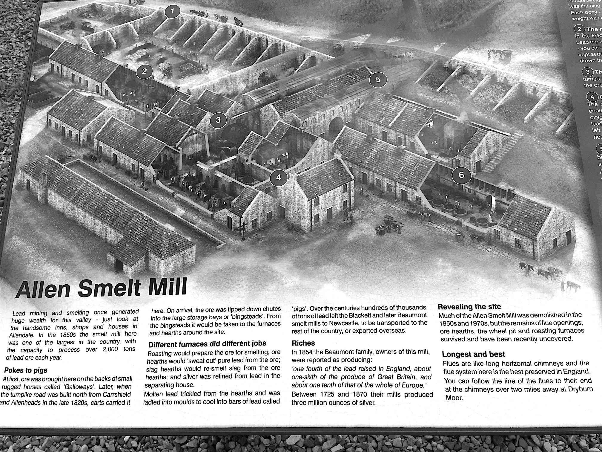 Allen Mill — a walk’s halfway point maybe? Allendale Diary